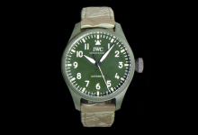 Review of the M+ Factory IWC Limited Edition Ceramic Big Pilot Forest Green Ceramic Watch-Bokey Time