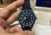 Is the V7 Factory IWC Lawrence Frosted Blue Ceramic IW328101 the highest version? Let's take a look at the genuine vs. fake comparison.-Bokey Time