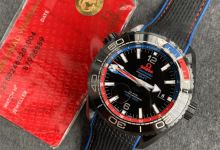 VS Factory Omega Deep Black Emirates Team New Zealand Special Commemorative Edition Full Ceramic Case and Buckle-Bokey Time