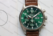Watch Review: ZF Factory IWC Pilot's Watch Series IW377726 Green Aviation Chronograph-Bokey Time