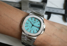 How to identify the 3K factory Patek Philippe Nautilus 5711 Tiffany Blue co-branded model?-Bokey Time