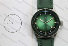 Watch Review: GF Factory Blancpain Fifty Fathoms 5000 Aurora Green Steel Case 43mm-Bokey Time