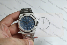 Can the APS Factory Audemars Piguet 15400 Blue V3 Upgraded Version be distinguished from the genuine product by comparing it with the authentic one?-Bokey Time