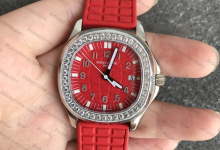 How is the authenticity of the PPF Factory women's Aquanaut 5067 China Red version?-Bokey Time