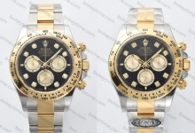 True and false comparison: Clean factory/C factory Rolex Daytona 126503 gold diamond nails 4131 comparison genuine-Bokey Time