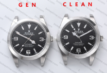 Will there be any flaws when comparing the C Factory Explorer I with the original? Rolex Explorer I m214270-Bokey Time