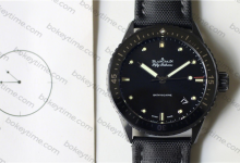 How about the detail performance of GF Factory's Blancpain 5000 Fifty Fathoms Bathyscaphe black ceramic version?-Bokey Time