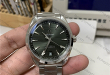 Real-shot Workmanship Review of VS Factory Omega Seamaster 150m Teak Green Dial-Bokey Time