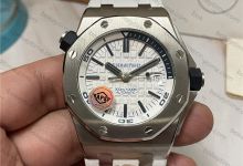 Multiple detailed photos of the APS Factory 15710. After viewing, you'll know how to purchase the correct version of the Audemars Piguet Royal Oak Offshore Quarter Blue.-Bokey Time