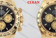 Genuine vs. Replica Comparison: CLEAN/C Factory Rolex Daytona 126508