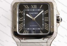 Brief Review of the GF Factory Cartier Santos V2 Upgraded Version with Peacock Blue Dial-Bokey Time