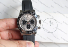 How can one buy the C factory Rolex Platinum Grey Rubber Daytona M116519ln to ensure it is an authentic version?-Bokey Time