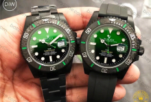 VS Factory's Year - end New Product: The Truly Good - looking and Fun DIW - modified Black - plated Gradient Green Submariner (SUB)-Bokey Time