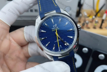 Great Entry-Level Watch! VS Factory Omega Seamaster 150m Blue Dial with Yellow Second Hand-Bokey Time