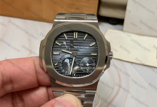 PPF factory V3 version 5712 upgraded new buttons,Patek Philippe Nautilus replica watch-Bokey Time