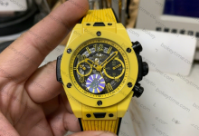 What flaws of the ZF Factory version did the BBF Factory Hublot Big Bang UNICO Series 441 Yellow Magic improve?-Bokey Time