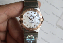 Watch review: 3S Factory Constellation 27mm series two-tone rose gold mother-of-pearl dial 1376 original movement-Bokey Time