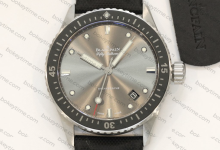 GF Factory's Blancpain Fifty Fathoms 5000 Bathyscaphe in steel with a meteorite gray dial boasts a strikingly high aesthetic appeal!-Bokey Time