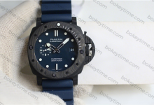 The First 44mm Carbon Fiber Panerai! VS Factory/SBF Factory Panerai PAM01232 Submersible Series-Bokey Time