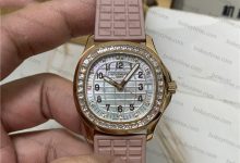 Casual shots of the PPF Factory 5072R-001 Patek Philippe AQUANAUT Series Aquanaut Women's Mechanical Watch.-Bokey Time