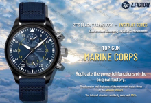Watch review: ZF Factory IWC Pilot's Watch Chronograph IW389008 Blue Angels Special Edition-Bokey Time