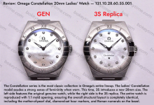 A Classic Masterpiece! A Genuine vs. Replica Comparison of the 3S Factory Omega Constellation 28mm Women's Model-Bokey Time