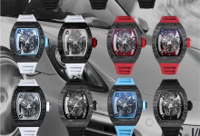 BBR Factory's full range of Richard Mille RM055 has been upgraded to the V3 version integrated movement, with a structure that matches the original and features time-adjusting seconds-stop function!-Bokey Time