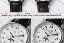 How high is the restoration degree of the APS factory Longines Master 4-hand moon phase white dial leather strap model compared with the genuine product?-Bokey Time