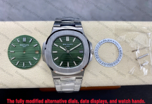 What is the 3K Factory Patek Philippe Nautilus 5711 dark green modified replacement dial?-Bokey Time