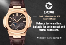 New Product Introduction: ZF Factory Patek Philippe Nautilus 5712R-001 Rose Gold New Color Scheme-Bokey Time