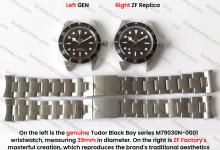 Genuine vs. Fake Comparison: ZF Factory Tudor Black Bay M79030N-0001