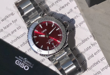 Original Factory Oris AQUIS Series Cherry Red 01 733 7730 4158-07 8 24 05PEB-Bokey Time