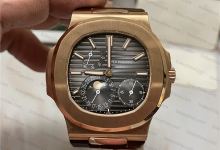 What has been upgraded in the V2 version of the PPF Factory Nautilus 5712R-001 Rose Gold Gray Dial Leather Strap?-Bokey Time